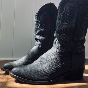 Tony Lama Shark Skin Boots 10.5